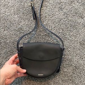 Skagen Navy Blue Leather Crossbody Bag